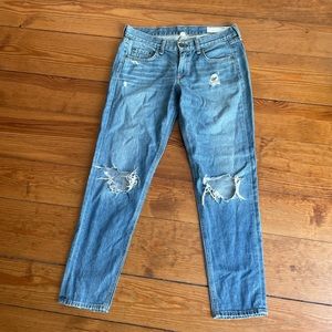 Rag & Bone size 25 boyfriend jeans